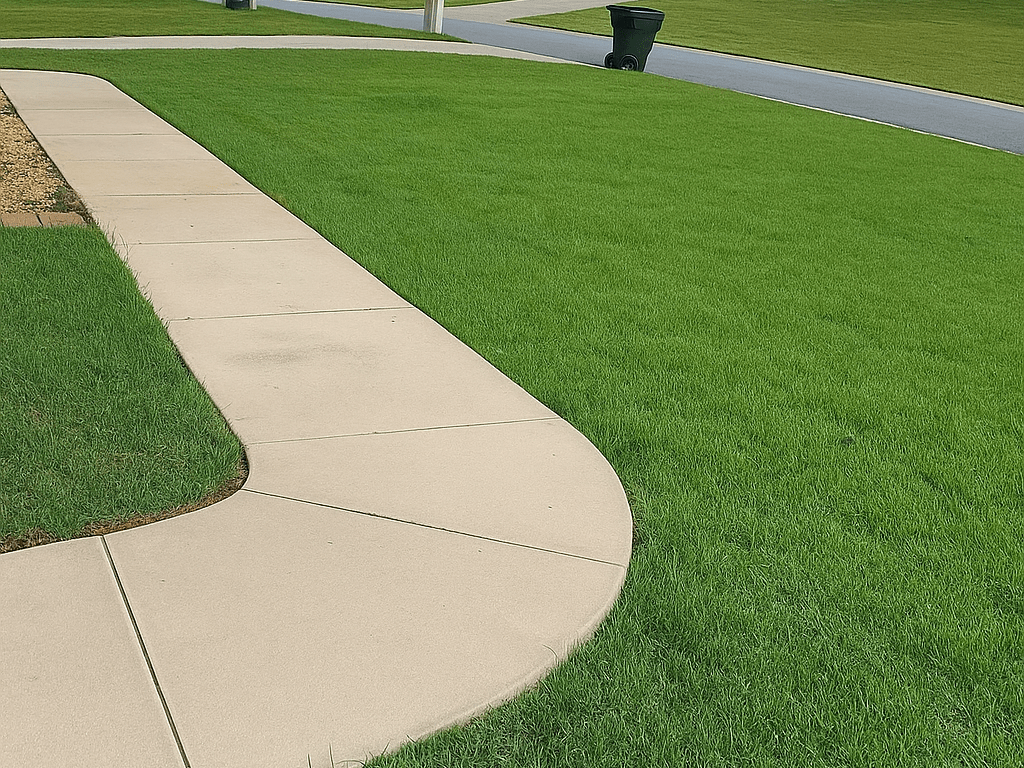 Sod installation