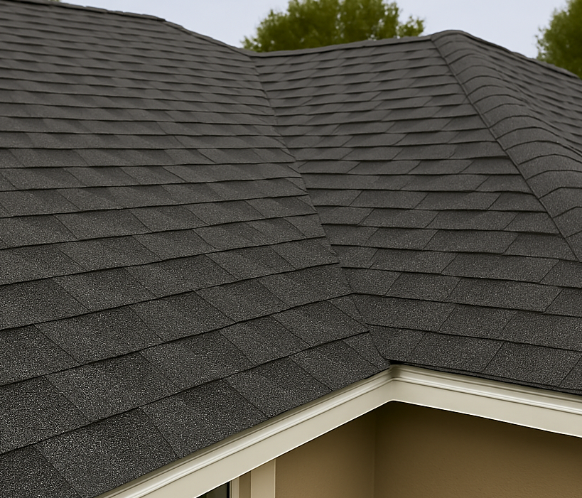 Black Asphalt Shingle Roof
